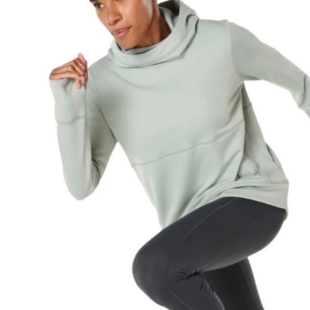 Sweaty Betty Galvanise Running Top Hoodie Size Small